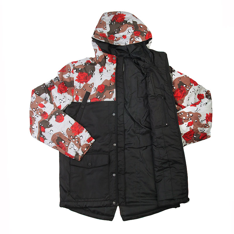 мужская черная куртка K1X Fullcourt Mountain Parka 1100-0197/9051 - цена, описание, фото 2